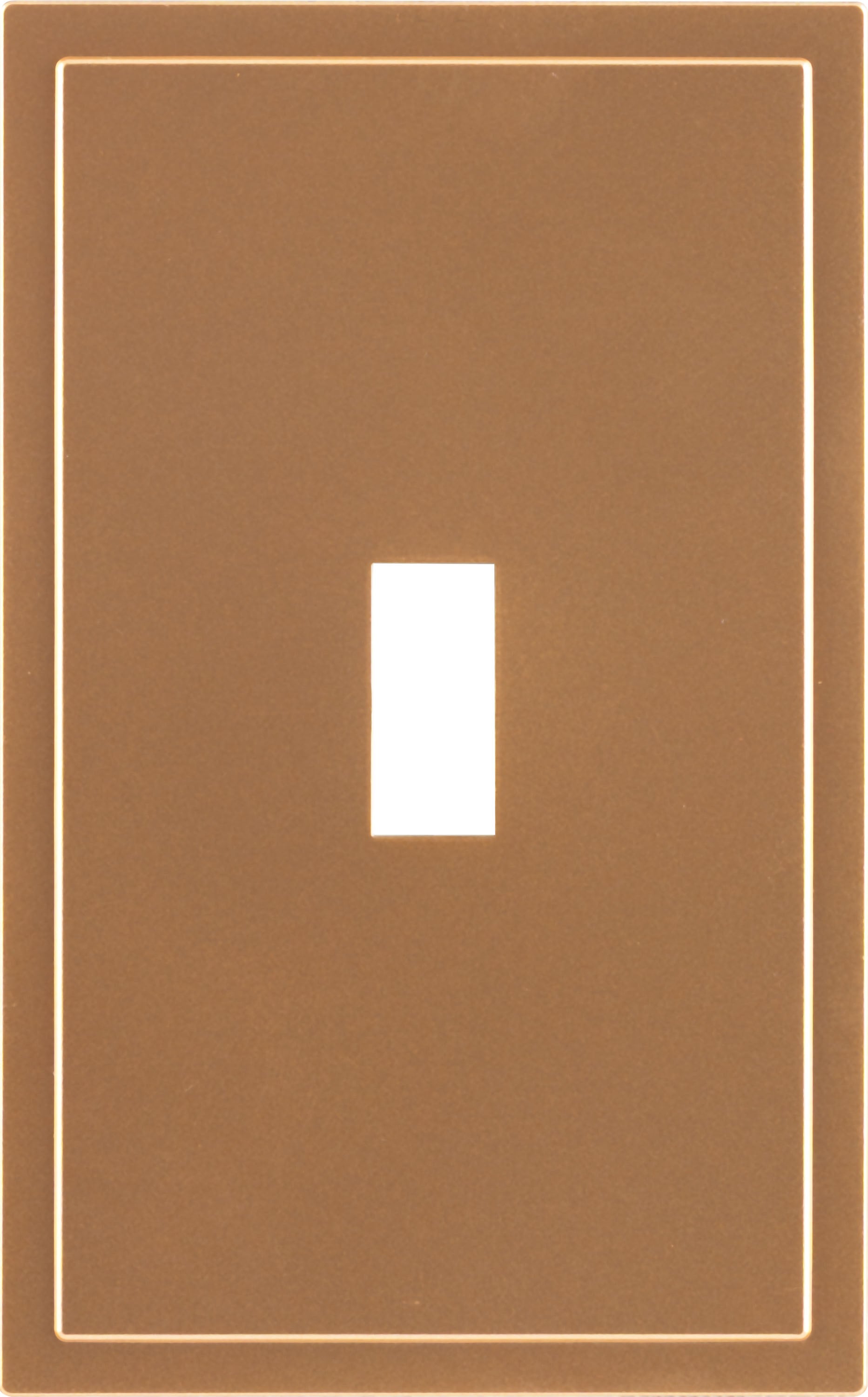 UltraPro Screwless Toggle Switch Wallplate, Brushed Bronze