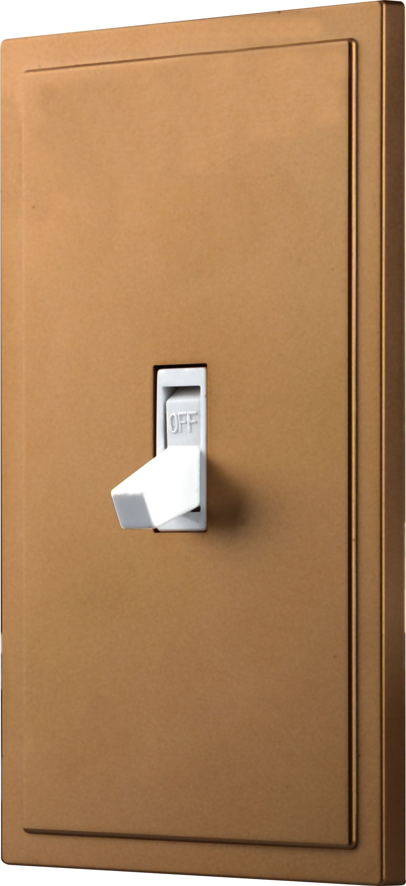 UltraPro Screwless Toggle Switch Wallplate, Brushed Bronze
