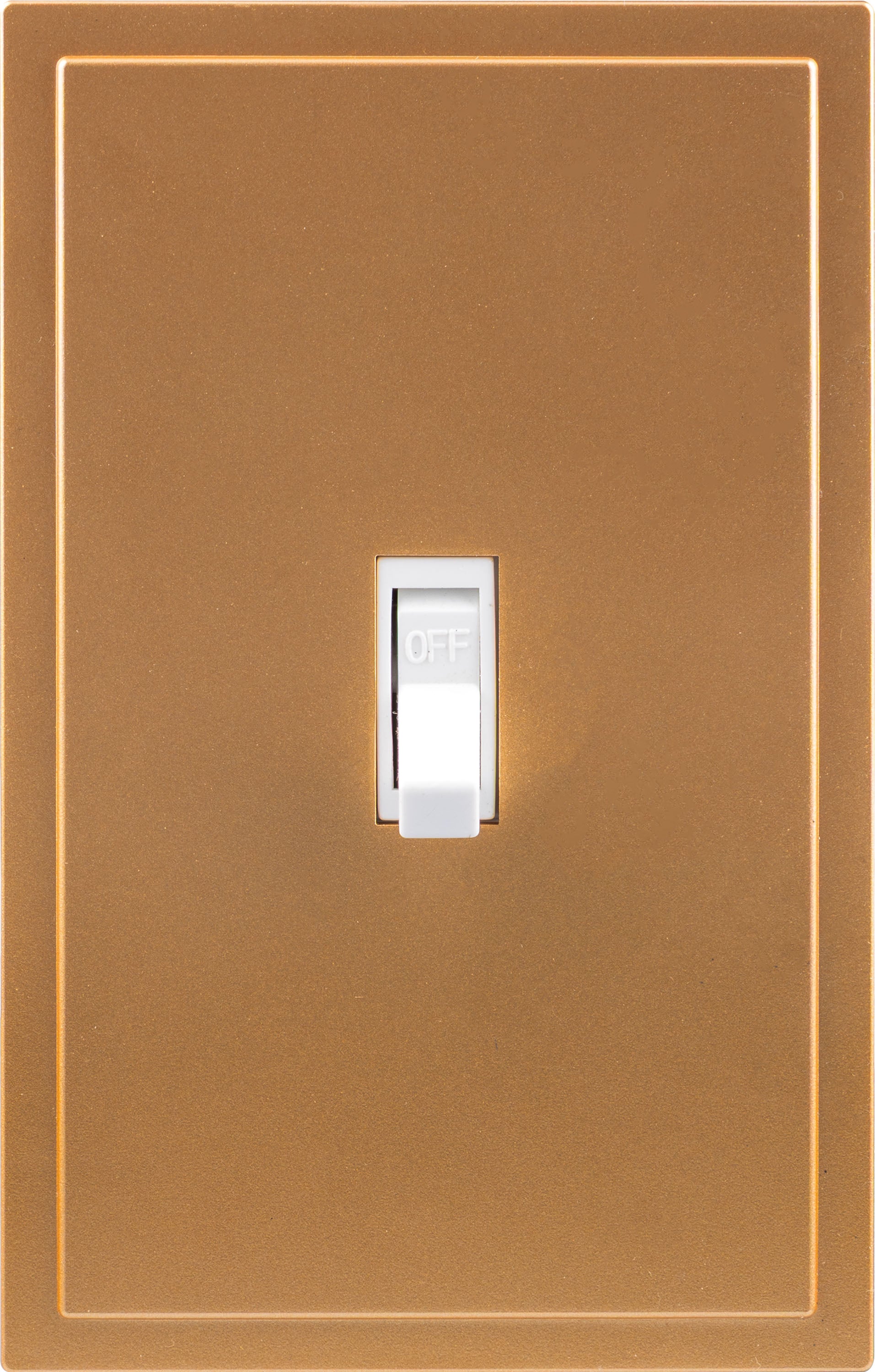 UltraPro Screwless Toggle Switch Wallplate, Brushed Bronze