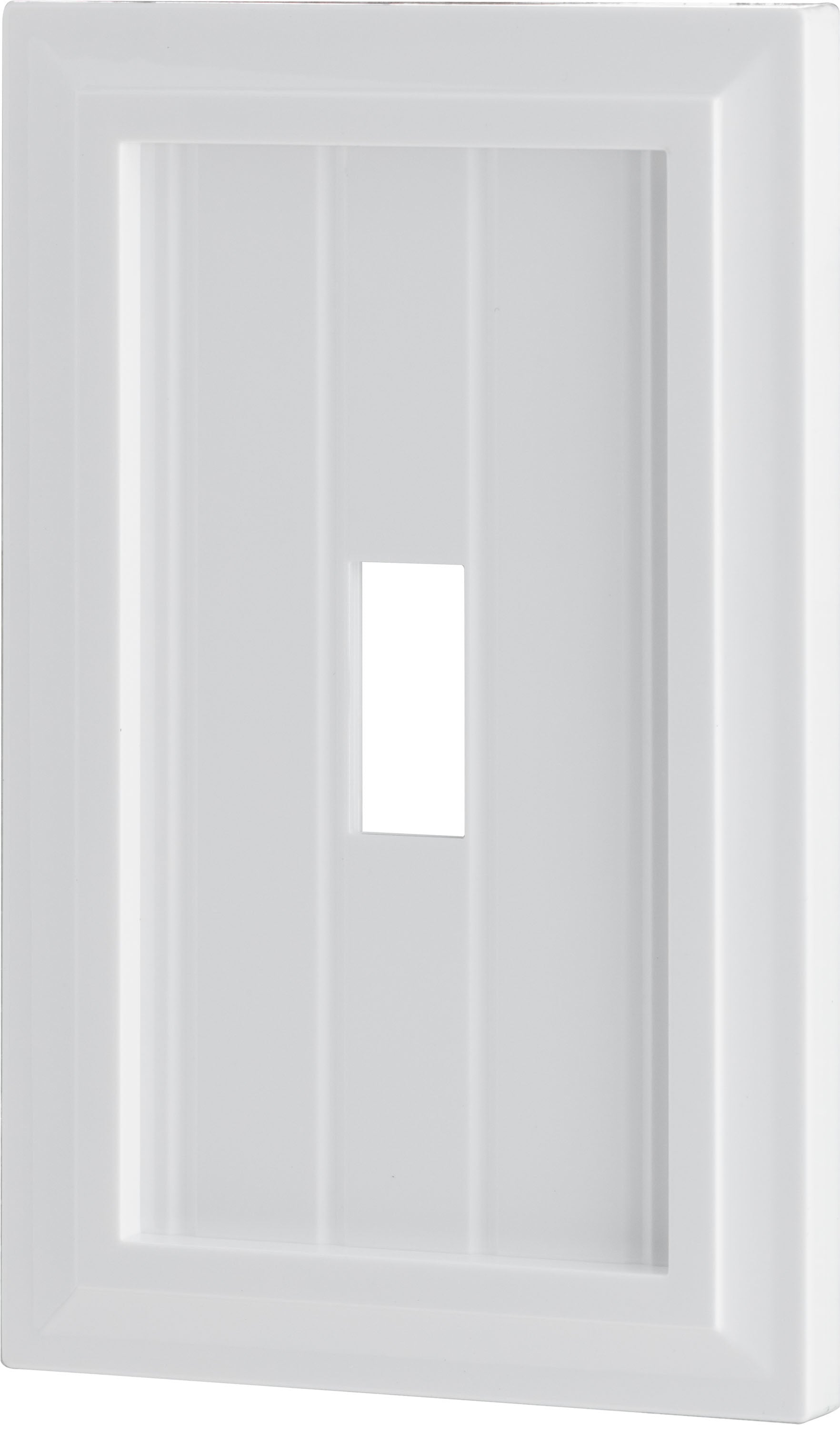 UltraPro Screwless Toggle Switch Wallplate, White Coastal