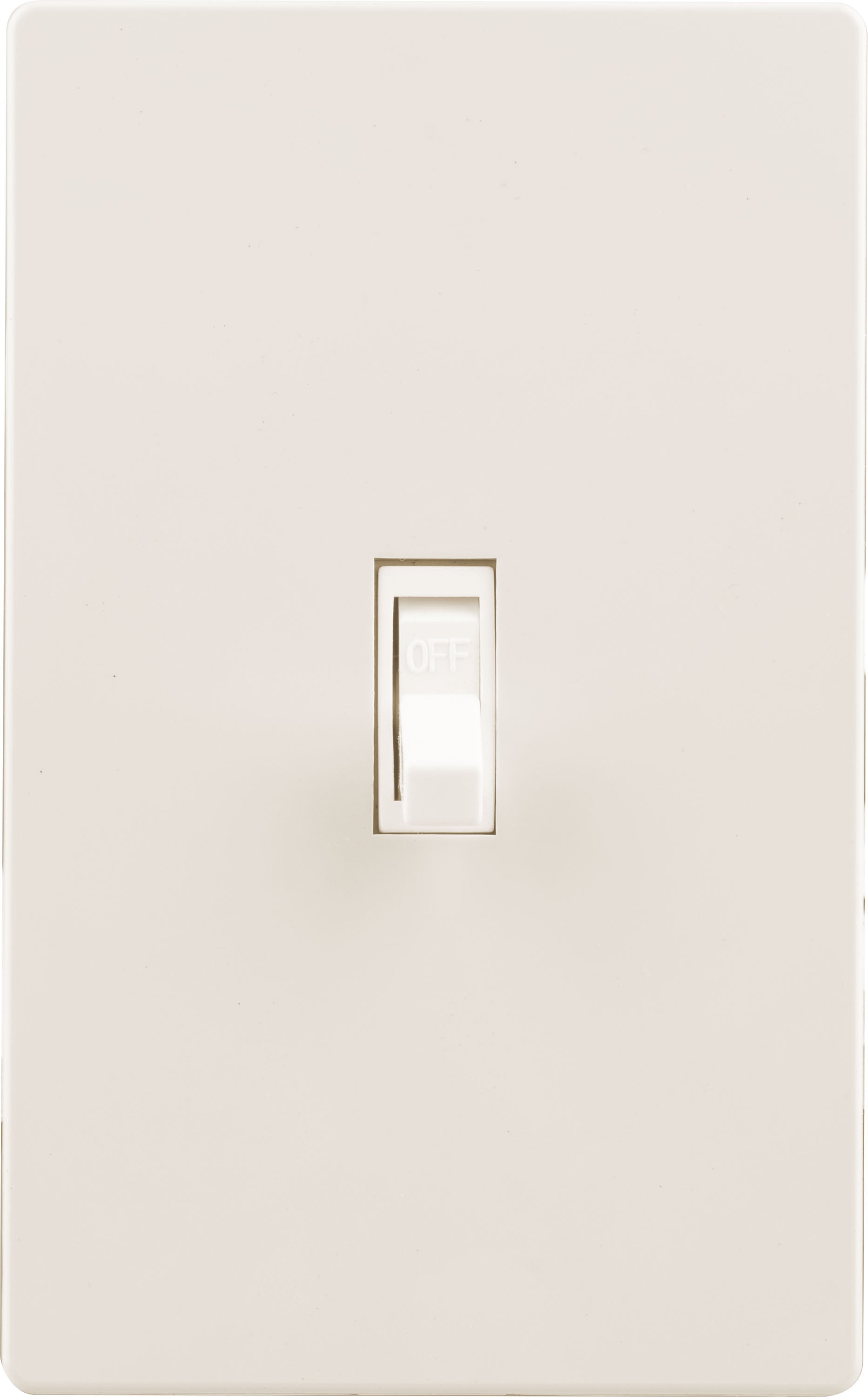 UltraPro Screwless Toggle Switch Wallplate, Light Almond