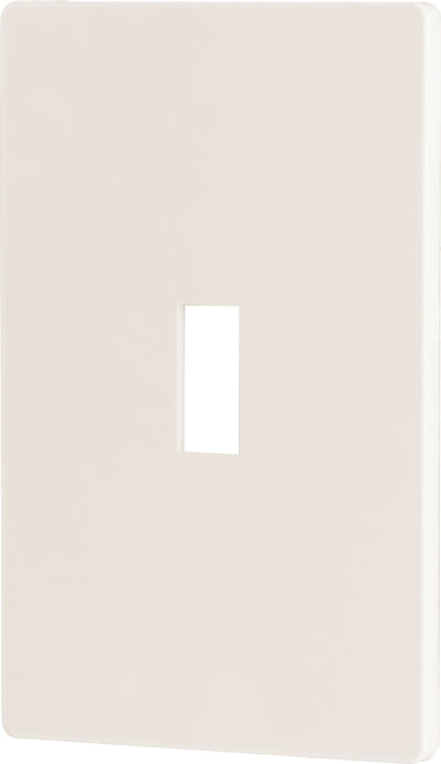 UltraPro Screwless Toggle Switch Wallplate, Light Almond