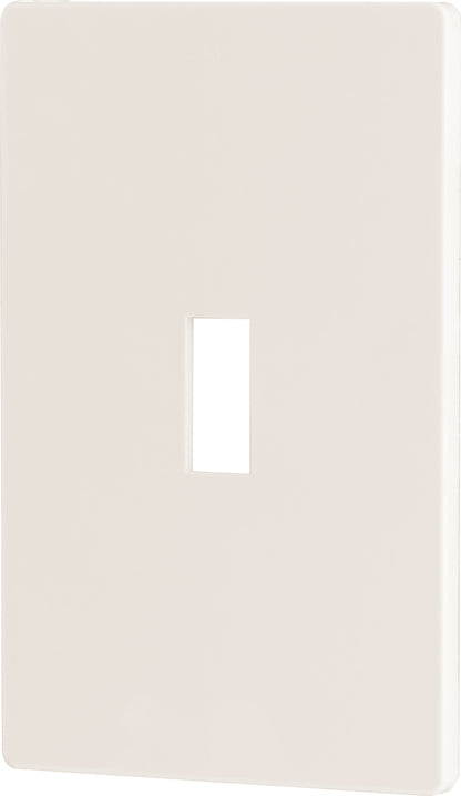 UltraPro Screwless Toggle Switch Wallplate, Light Almond