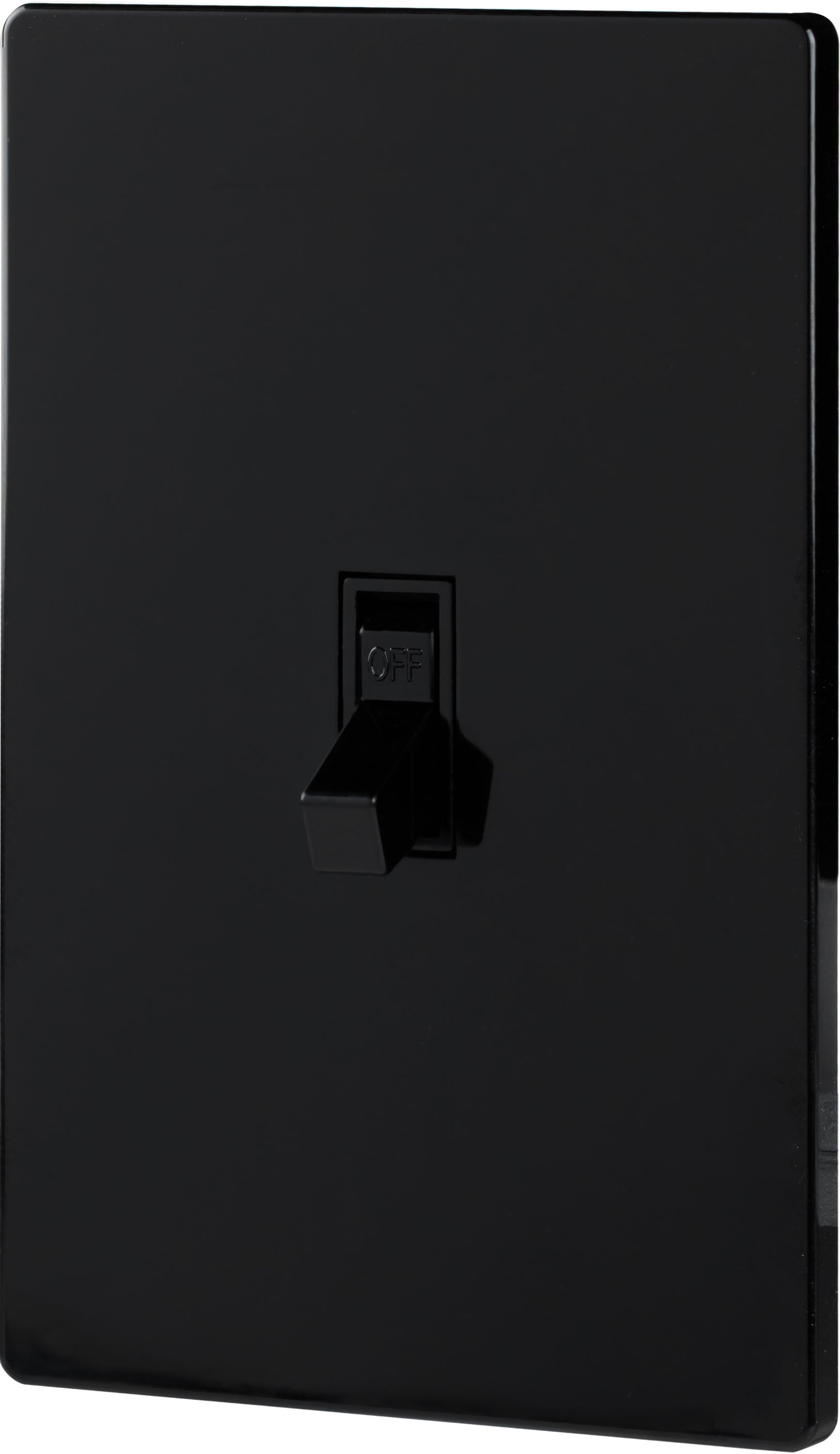 GE UltraPro Heavy-Duty Grounding Toggle Switch, Black