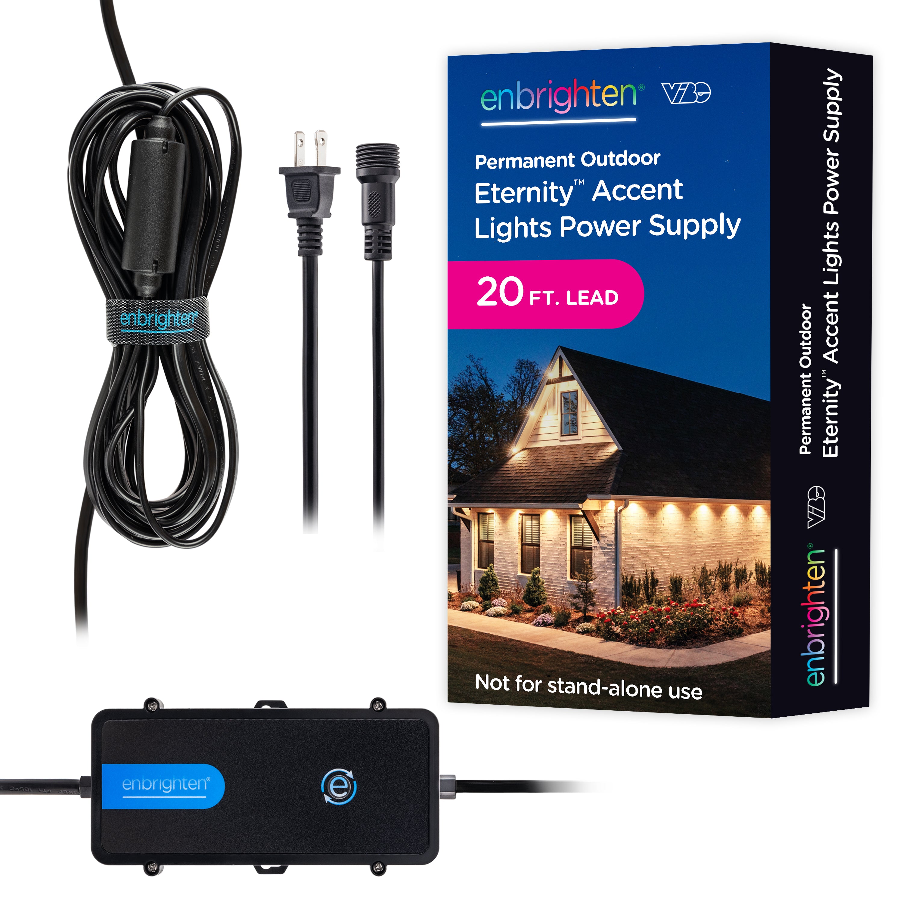 Enbrighten VIBE Eternity Accent Lights Power Supply, Black