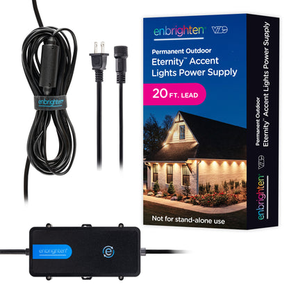 Enbrighten VIBE Eternity Accent Lights Power Supply, Black