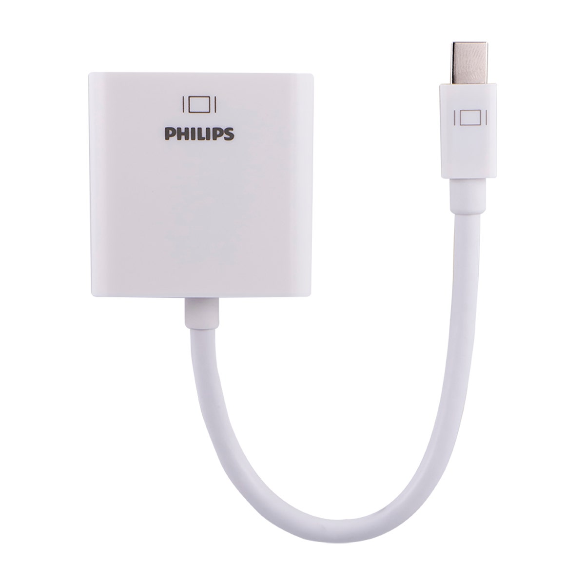 Philips Mini DisplayPort to VGA Adapter, White