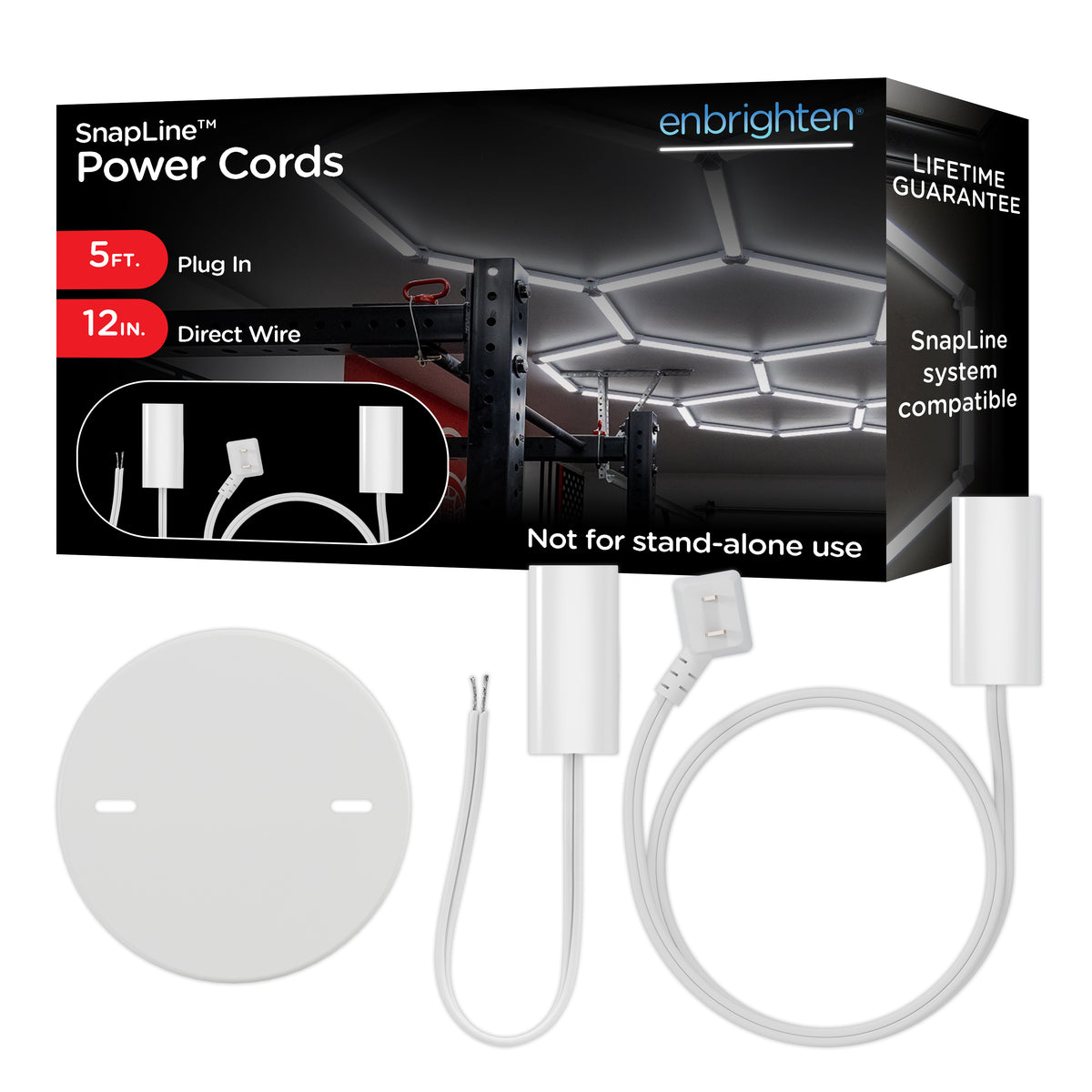 Enbrighten SnapLine Power Cords, Plug-In and Direct Wire