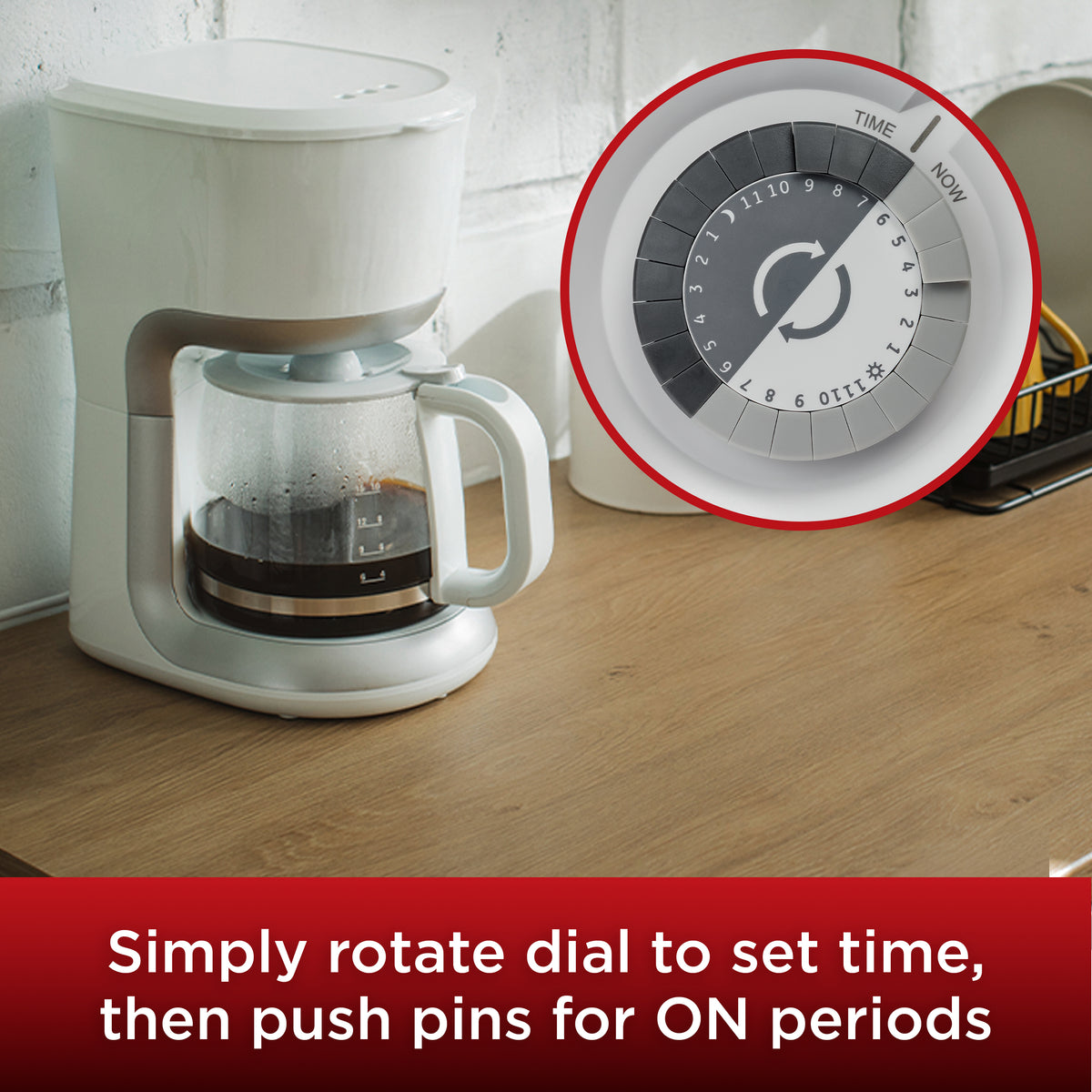 UltraPro 24-Hour 1-Outlet Plug-in Mechanical Timer, 2 Pack