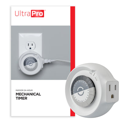 UltraPro 24-Hour 1-Outlet Grounded Plug-in Mechanical Timer