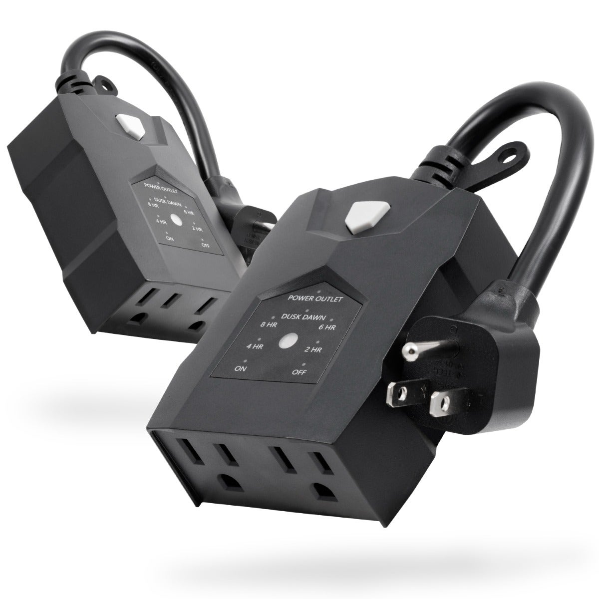 UltraPro 2-Outlet Outdoor Digital Countdown Timer, 2 Pack