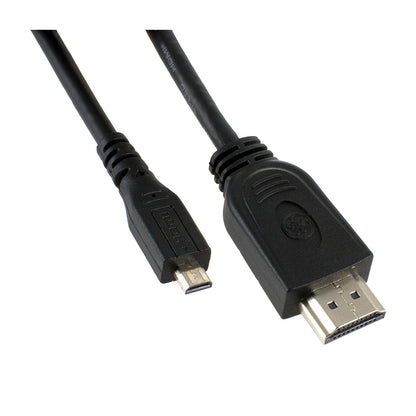 GE 6ft. High-Speed Micro-HDMI to HDMI Cable, Black