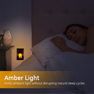 GE CandleLite Light Sensing LED Night Light, Oil-Rubbed Bronze