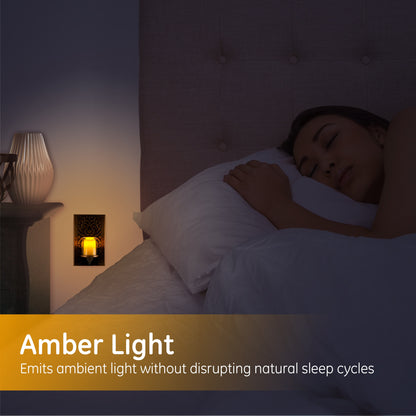 GE CandleLite Light Sensing LED Night Light, Oil-Rubbed Bronze