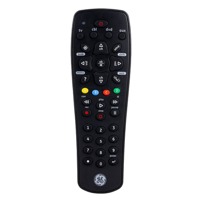 GE 4-Device Universal Remote, Black