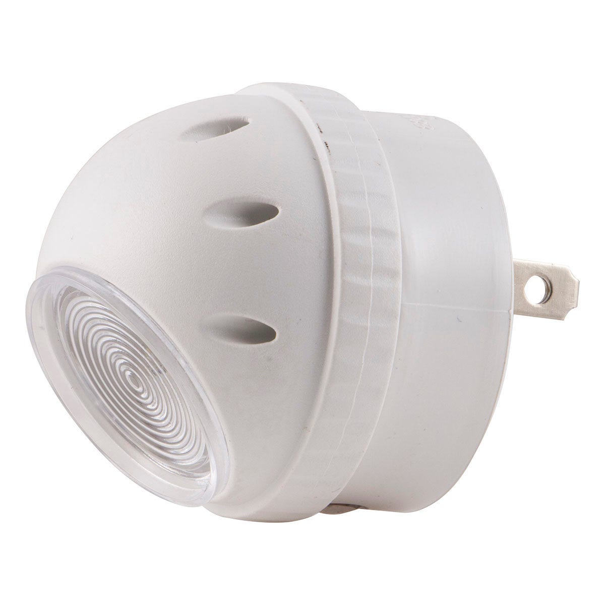 GE Light Sensing Rotating LED Night Light, White