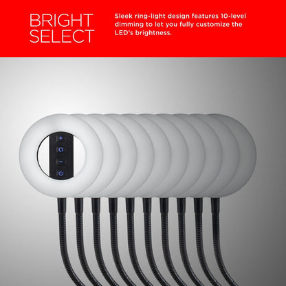 UltraPro USB LED Selfie Video Light, Black