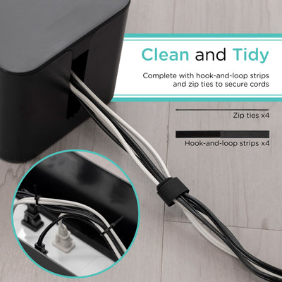 Cordinate Cord Management Box, Black