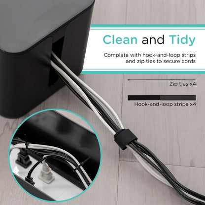 Cordinate Cord Management Box, Black