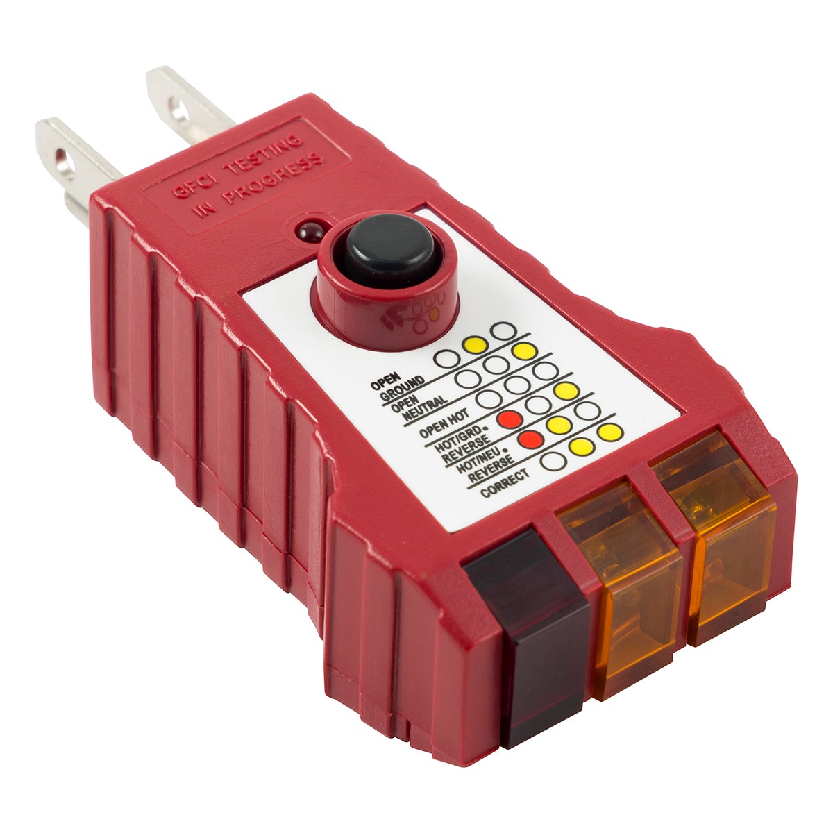 Power Gear GFCI Tester, 110-125V, Red