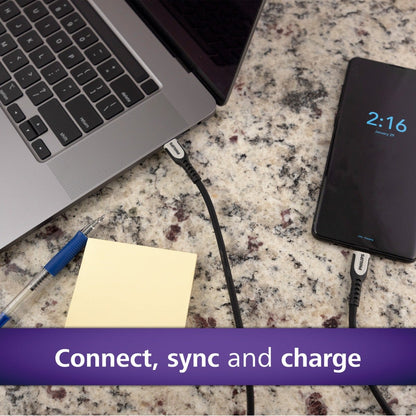 Philips 6ft. EZFlex™ USB-C to USB-C Charging Cable, Black