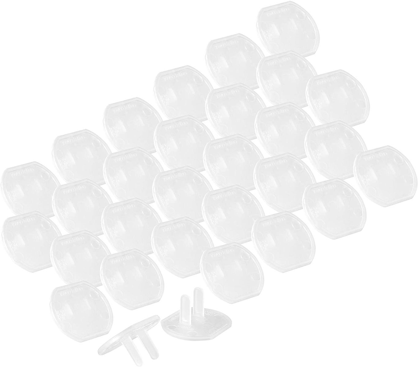 Power Gear Safety Outlet Covers, 30 Pack, White