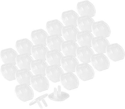Power Gear Safety Outlet Covers, 30 Pack, White