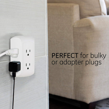 GE Pro Side-Access Surge Protector, White