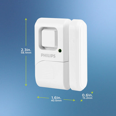 Philips Personal Security Window and Door Alarm, 10 Pack