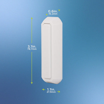 Philips Direct-Wire Push Button, White