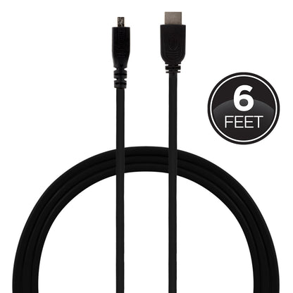 GE 6ft. High-Speed Micro-HDMI to HDMI Cable, Black