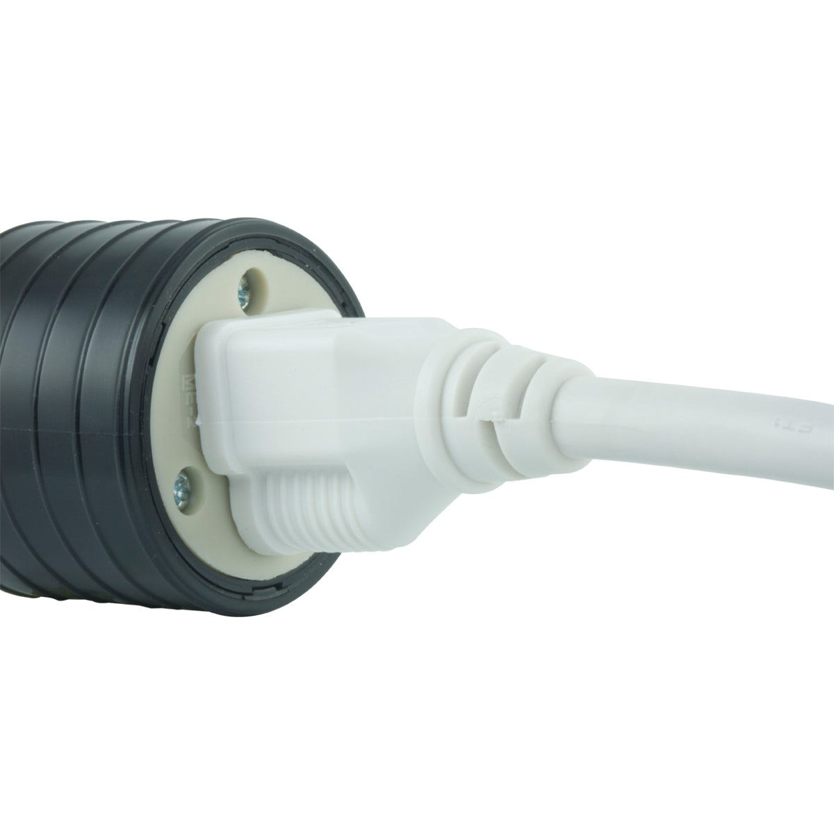 GE Heavy Duty Grounding Connector with Metal Clamp, Black