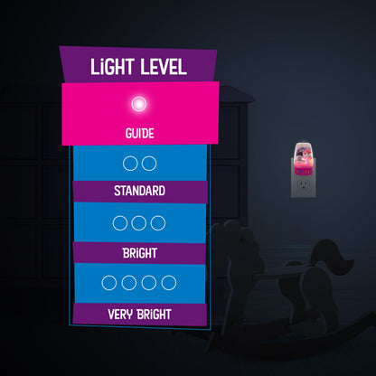 Universal Trolls World Tour Light Sensing LED Night Light, Pink