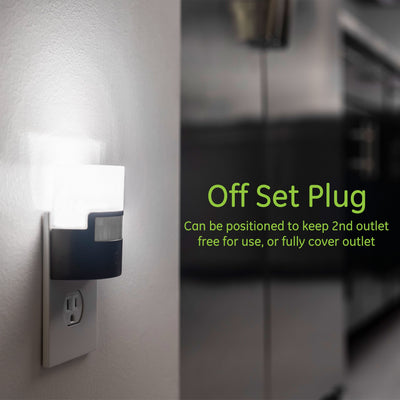 GE UltraBrite Motion Activated LED Night Light, Bronze