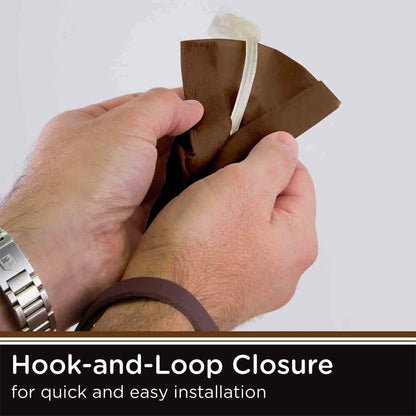 Cordinate 6ft. Fabric Cord Cover, Brown
