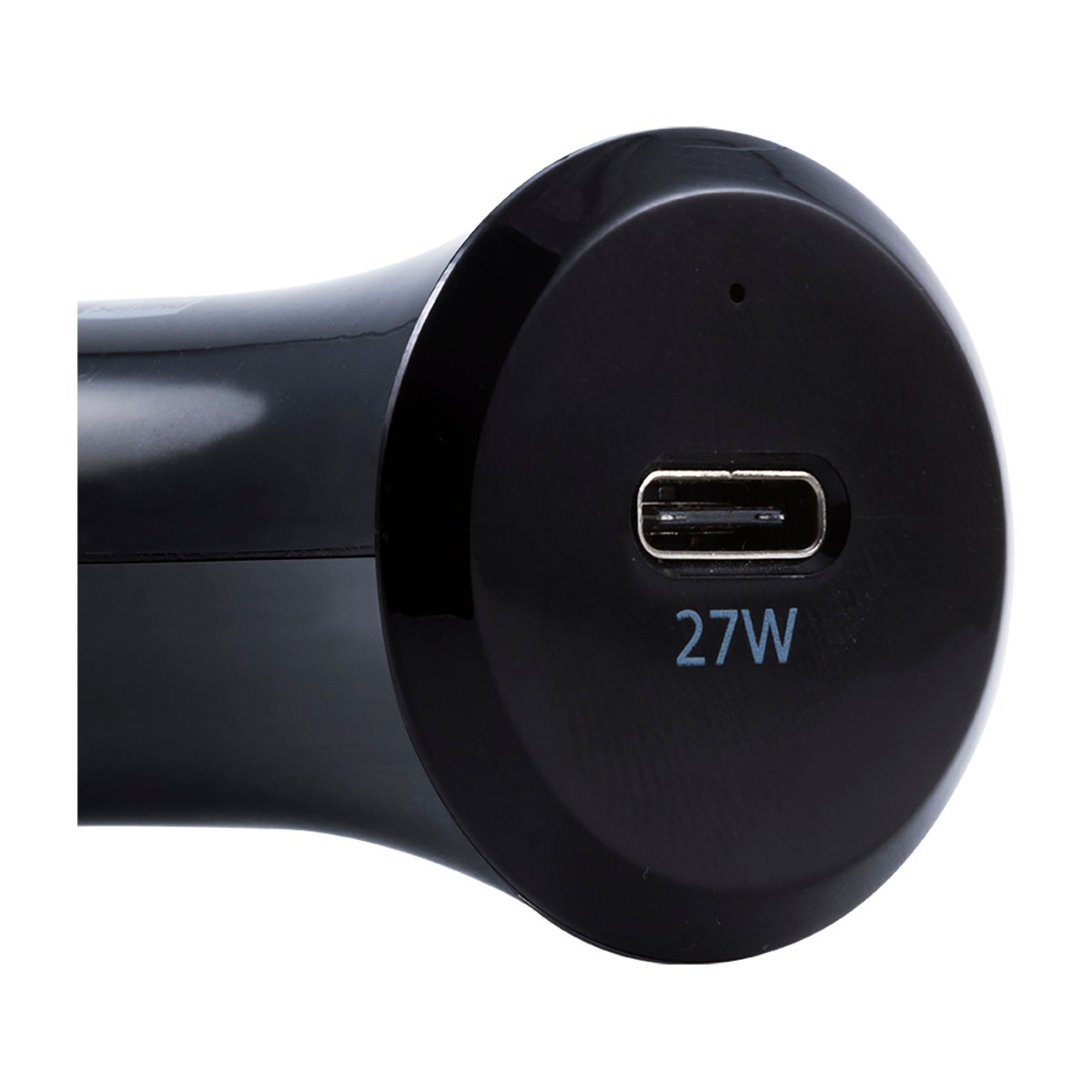 Philips 1-USB Car Charger with USB-C and Power Delivery, Black