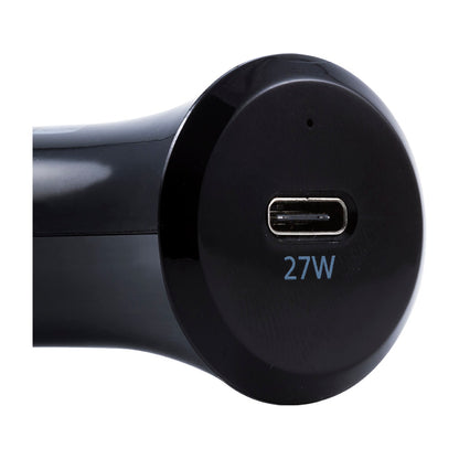 Philips 1-USB Car Charger with USB-C and Power Delivery, Black
