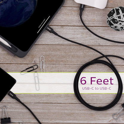 Philips 6ft. USB-C Braided Charging Cable, Black