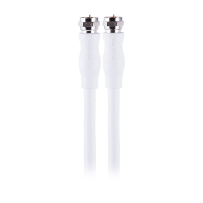 Philips 25 ft. RG6 Coaxial Cable, White