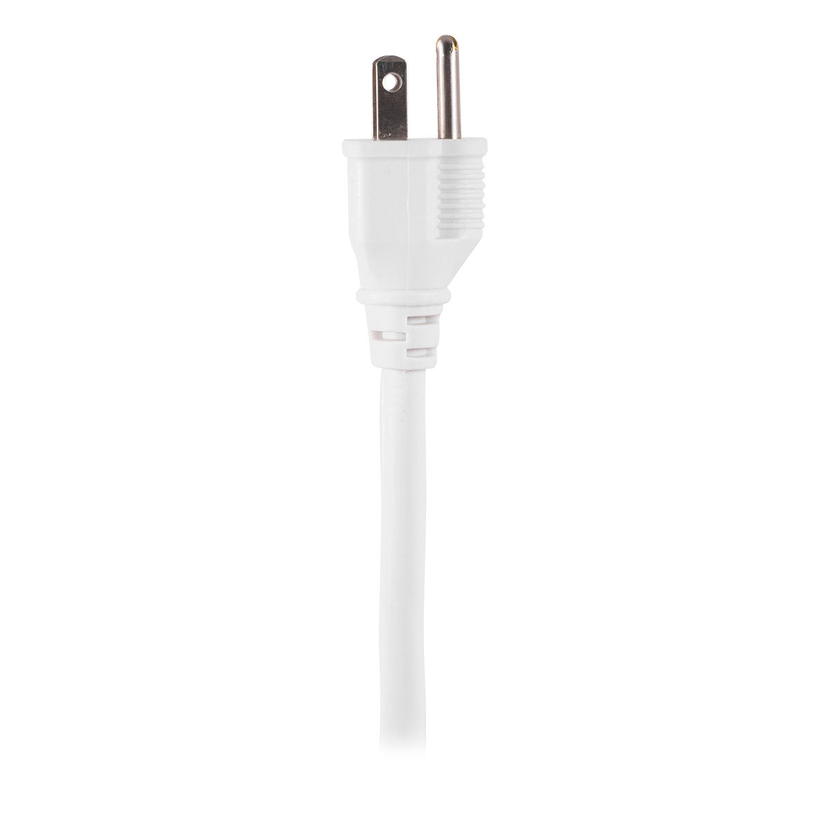 GE 4-Outlet 2-USB 3ft. Surge Protector With Twist-To-Close Safety Covers, White