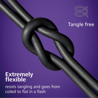 Philips 6ft. EZFlex™ USB-A to Lightning Charging Cable, Black