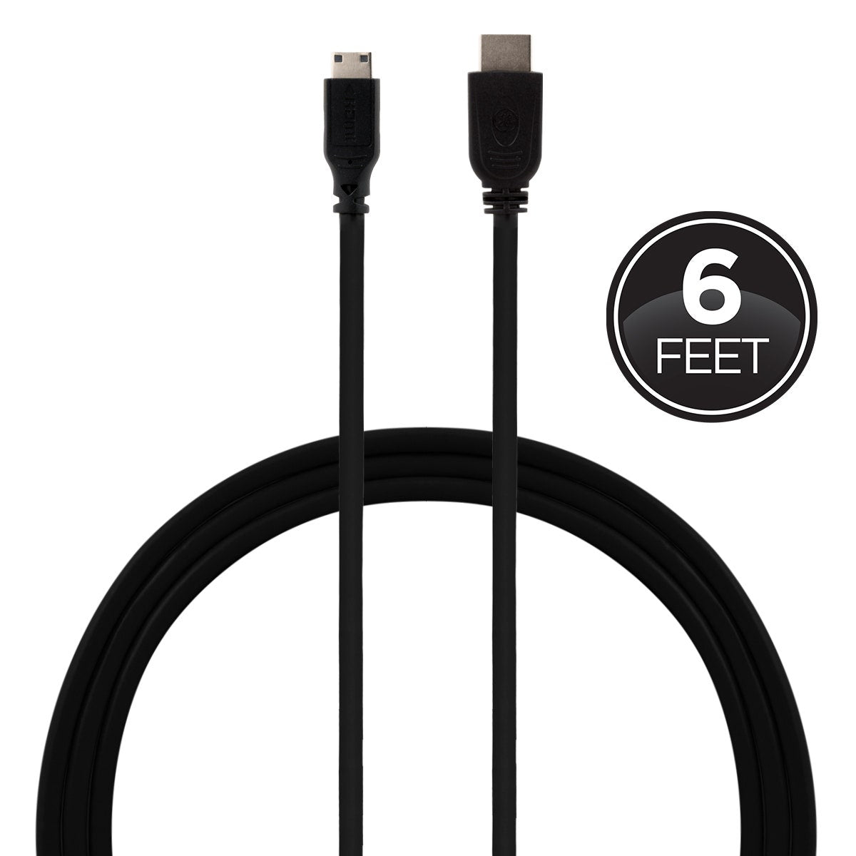 GE 6ft. High-Speed Mini HDMI to HDMI Cable, Black