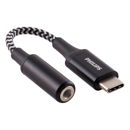 Philips USB-C to 3.5mm Adapter, Black