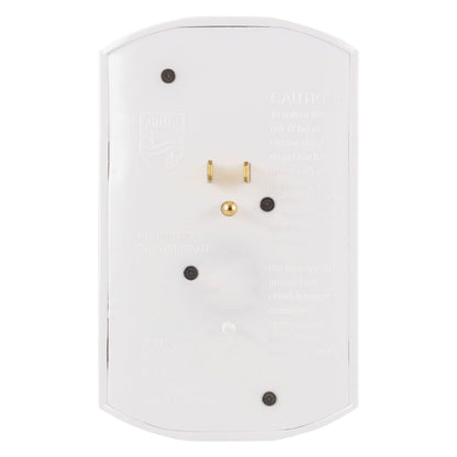 Philips 6-Outlet Wall Tap, White
