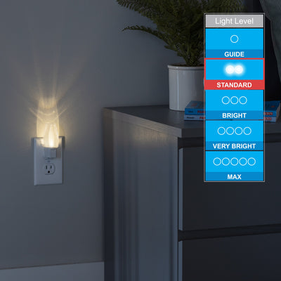 Lights by Night Light Sensing LED Night Light, 4 Pack, White