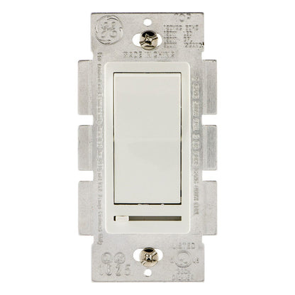 GE Rocker On/Off Dimmer, White