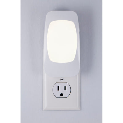 Energizer 4-in-1 Rechargeable Power Failure Light Sensing LED Night Light, White, 6 Pack