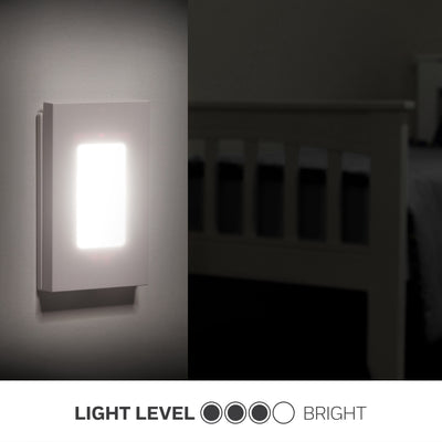 GE Slimline Coverlite Light Sensing LED Night Light, White