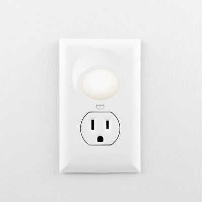 Energizer Plug-In Rotating Light Sensing LED Night Light, 2 Pack, White