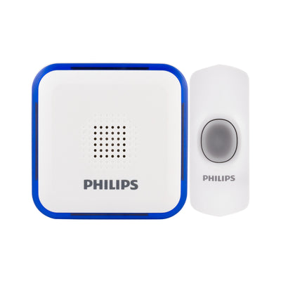 Philips Portable 32-Melody Doorbell Kit, White